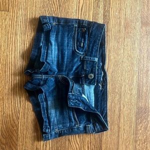vintage size 2 american eagle low rise jean shorts